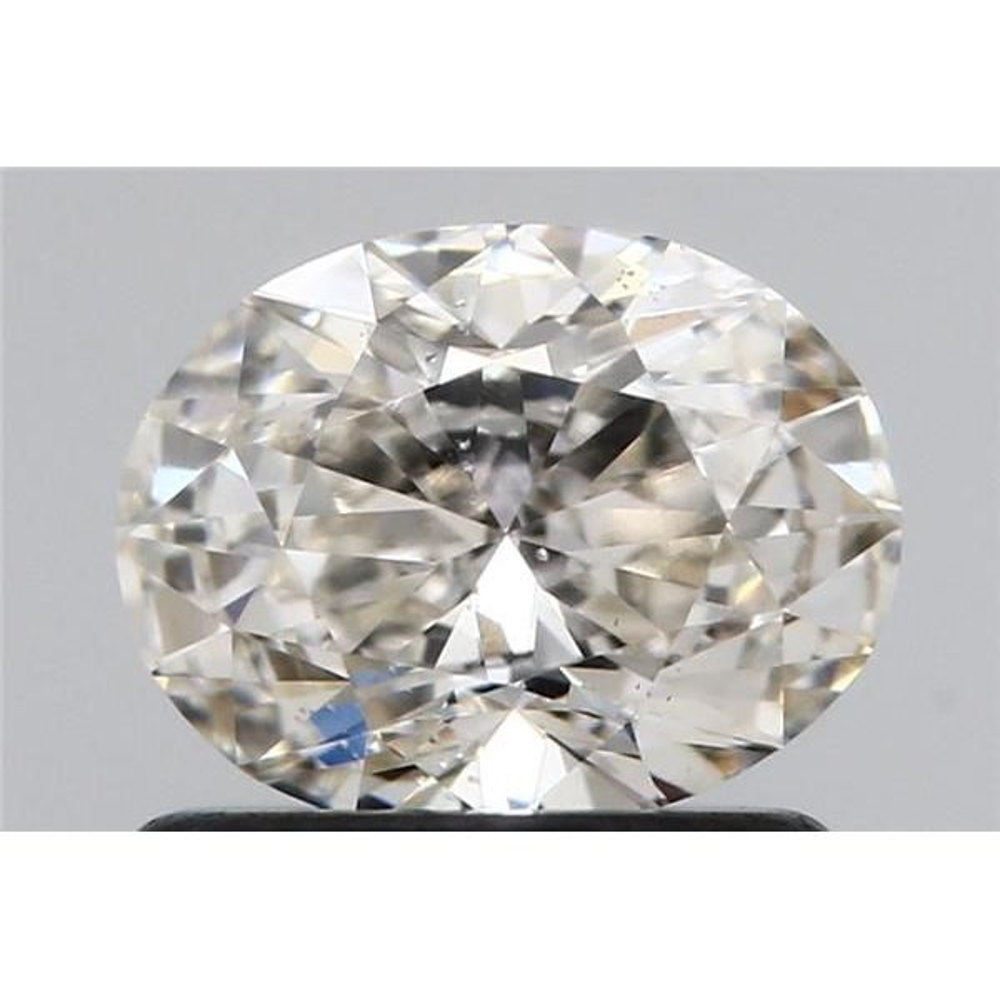 0.74 Carat Oval Loose Diamond, I, SI1, Excellent, GIA Certified