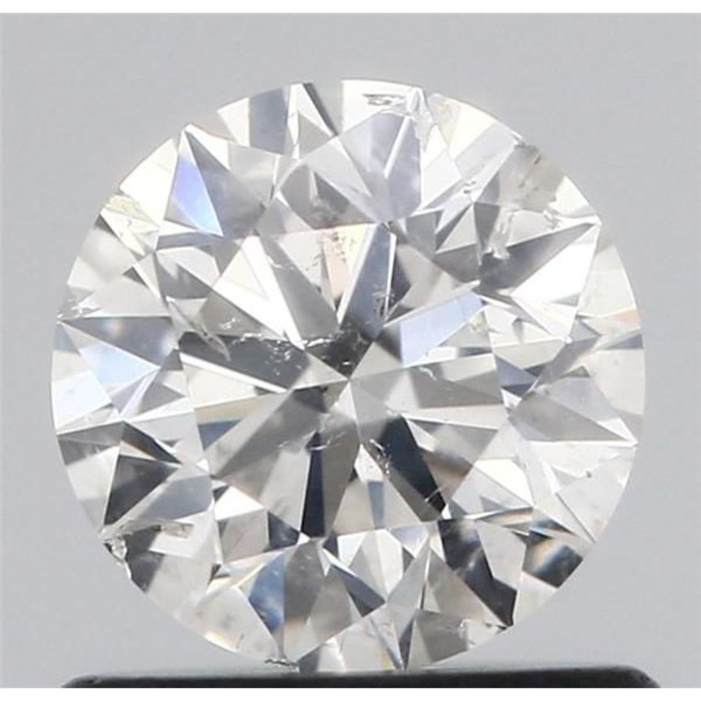 0.70 Carat Round Loose Diamond, F, I1, Ideal, GIA Certified | Thumbnail