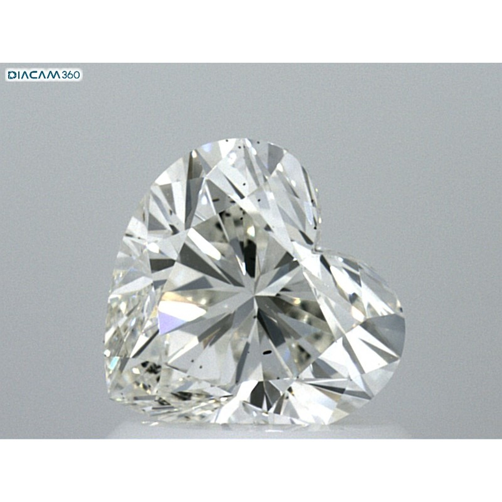 1.11 Carat Heart Loose Diamond, I, SI1, Ideal, GIA Certified | Thumbnail