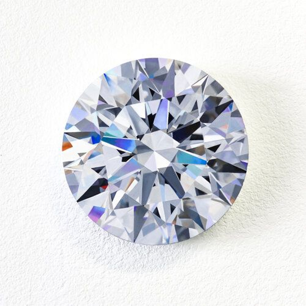 1.01 Carat Round Loose Diamond, H, I1, Super Ideal, GIA Certified