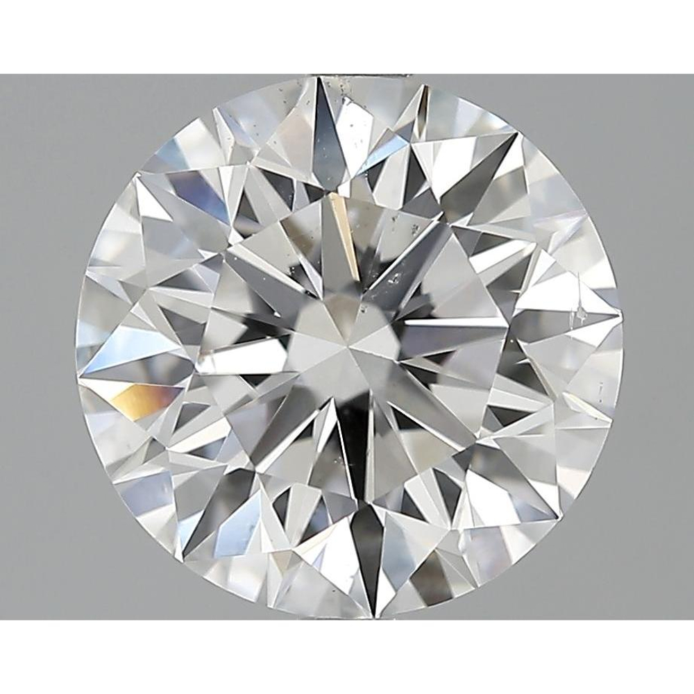 3.01 Carat Round Loose Diamond, D, SI1, Super Ideal, GIA Certified