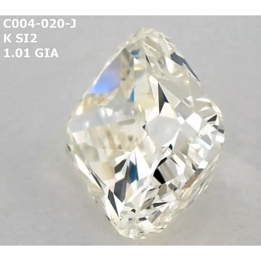 1.01 Carat Cushion Loose Diamond, K, SI2, Good, GIA Certified | Thumbnail