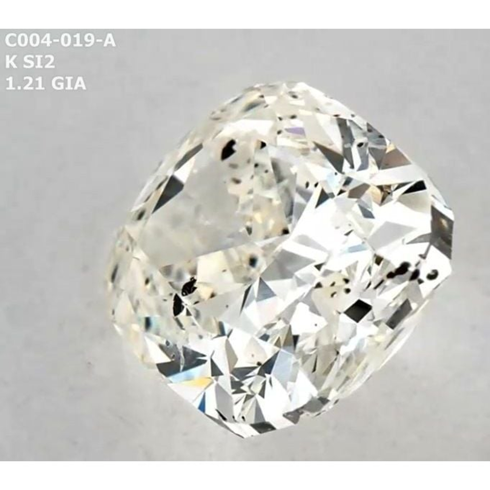 1.21 Carat Cushion Loose Diamond, K, SI2, Very Good, GIA Certified