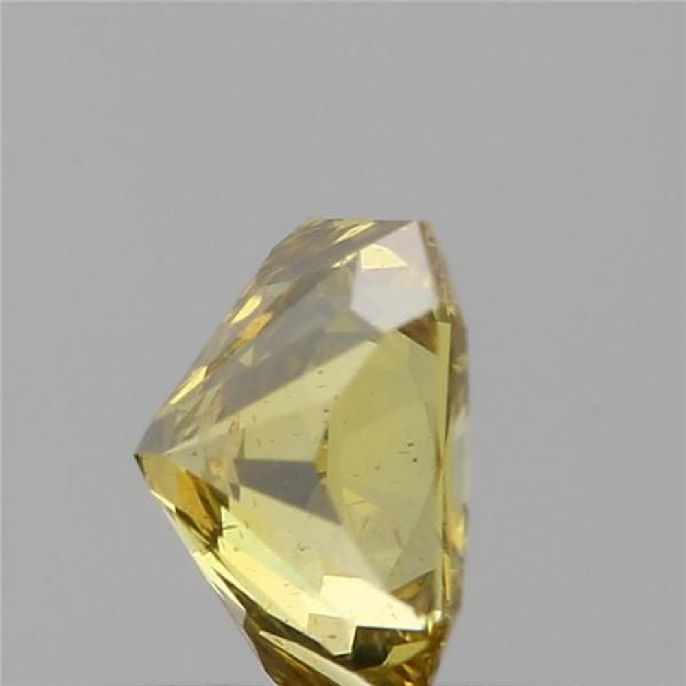 0.42 Carat Radiant Loose Diamond, Fancy Deep Yellow, SI2, Very Good, GIA Certified | Thumbnail