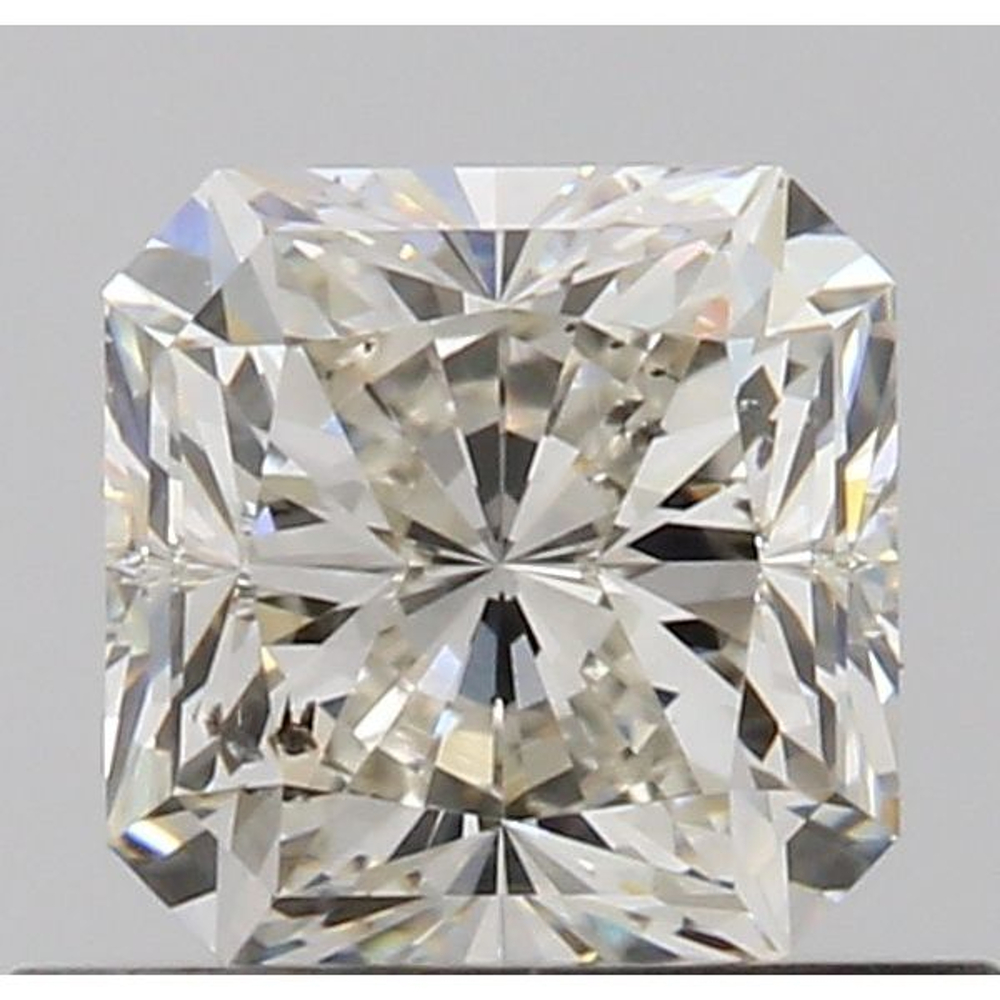 0.54 Carat Radiant Loose Diamond, J, SI2, Super Ideal, GIA Certified | Thumbnail