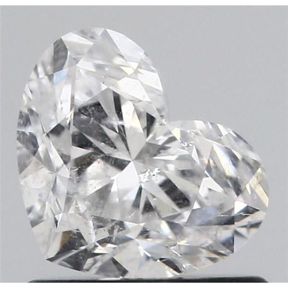 0.91 Carat Heart Loose Diamond, D, I1, Ideal, GIA Certified | Thumbnail