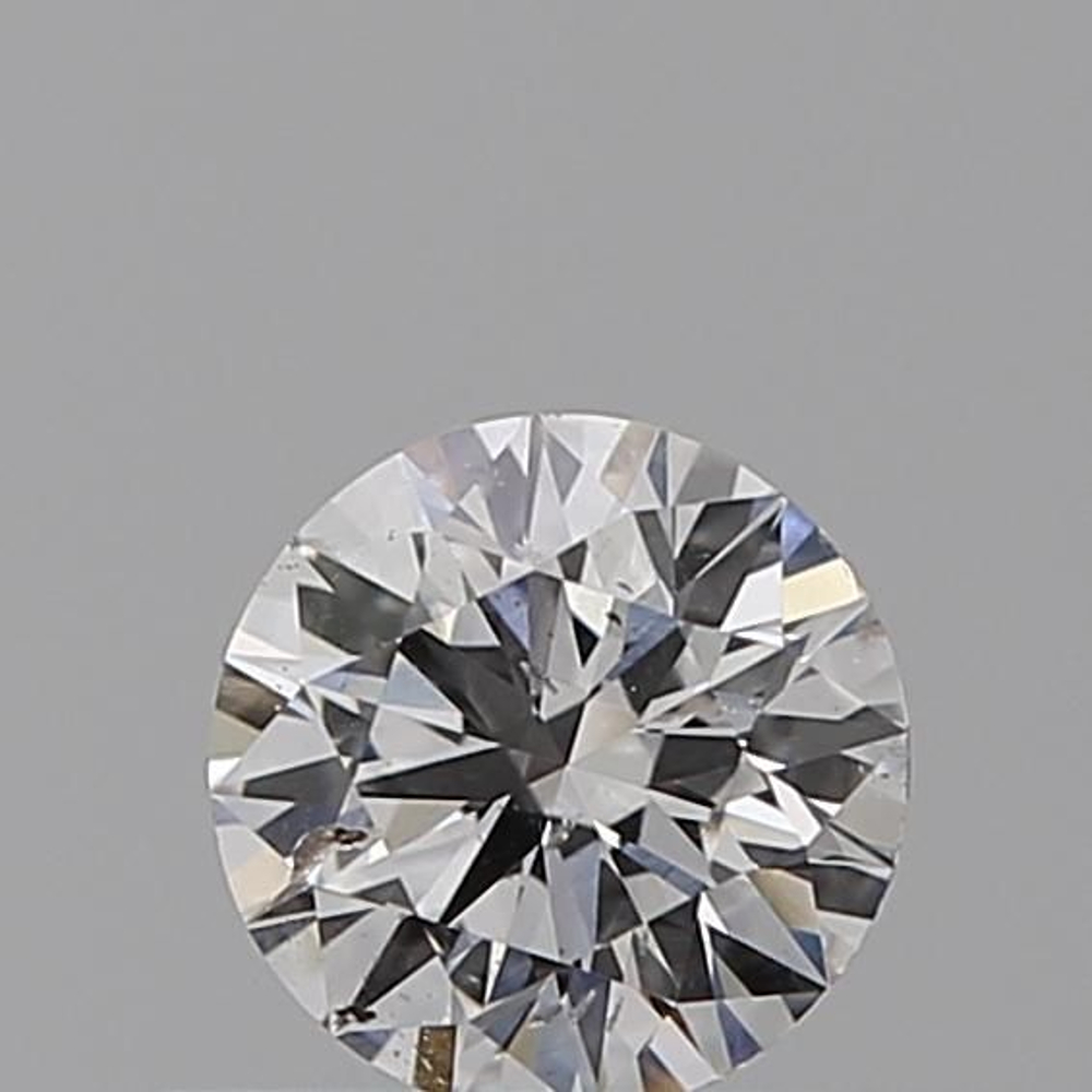 0.38 Carat Round Loose Diamond, D, SI2, Super Ideal, GIA Certified