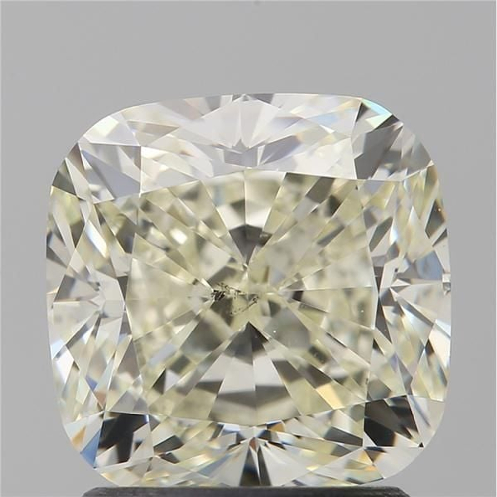 2.02 Carat Cushion Loose Diamond, N, SI1, Ideal, GIA Certified | Thumbnail