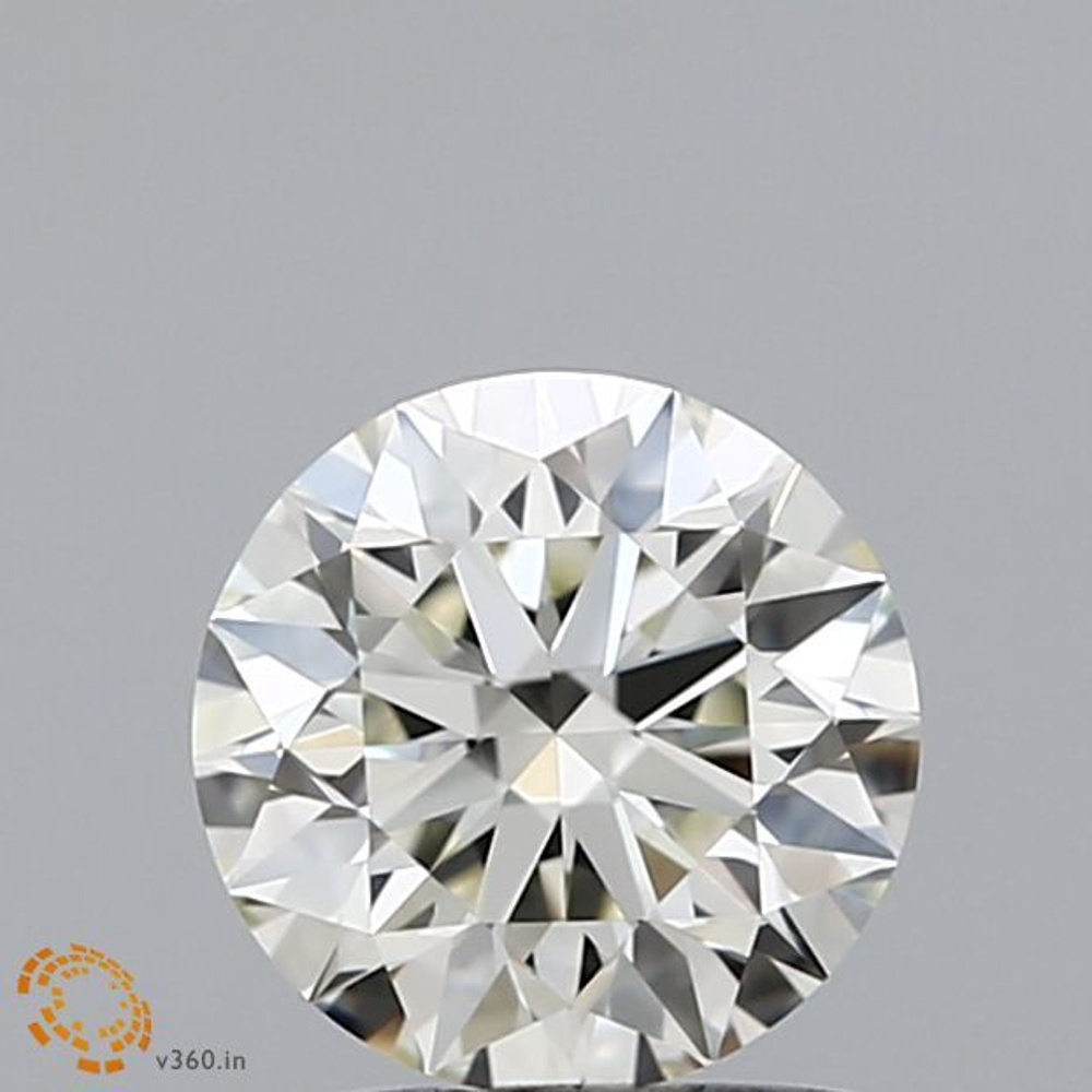 0.81 Carat Round Loose Diamond, L, VVS1, Super Ideal, GIA Certified