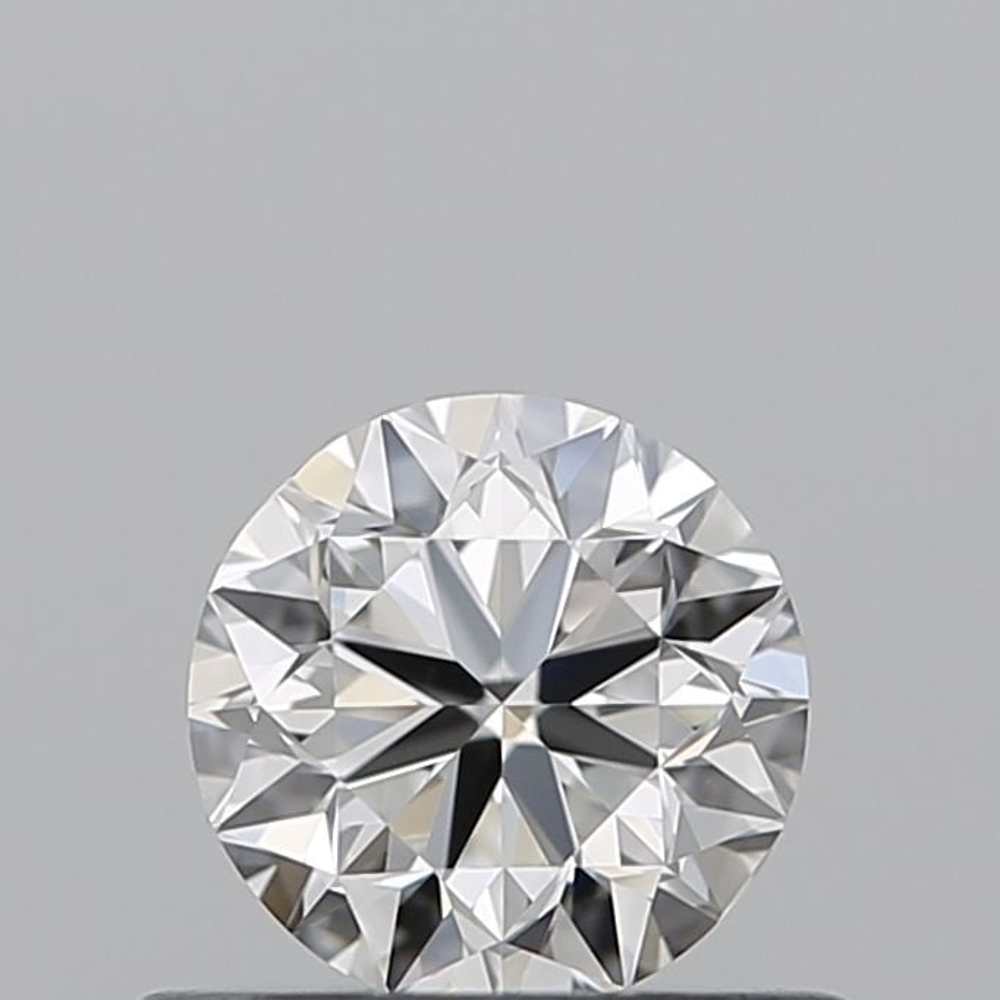 0.50 Carat Round Loose Diamond, F, VVS2, Excellent, GIA Certified