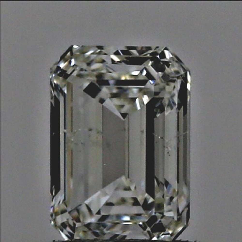 0.50 Carat Emerald Loose Diamond, K, SI2, Ideal, GIA Certified | Thumbnail
