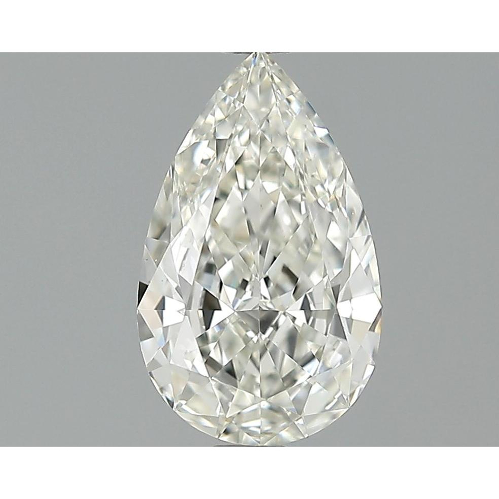 0.91 Carat Pear Loose Diamond, J, VS1, Ideal, GIA Certified