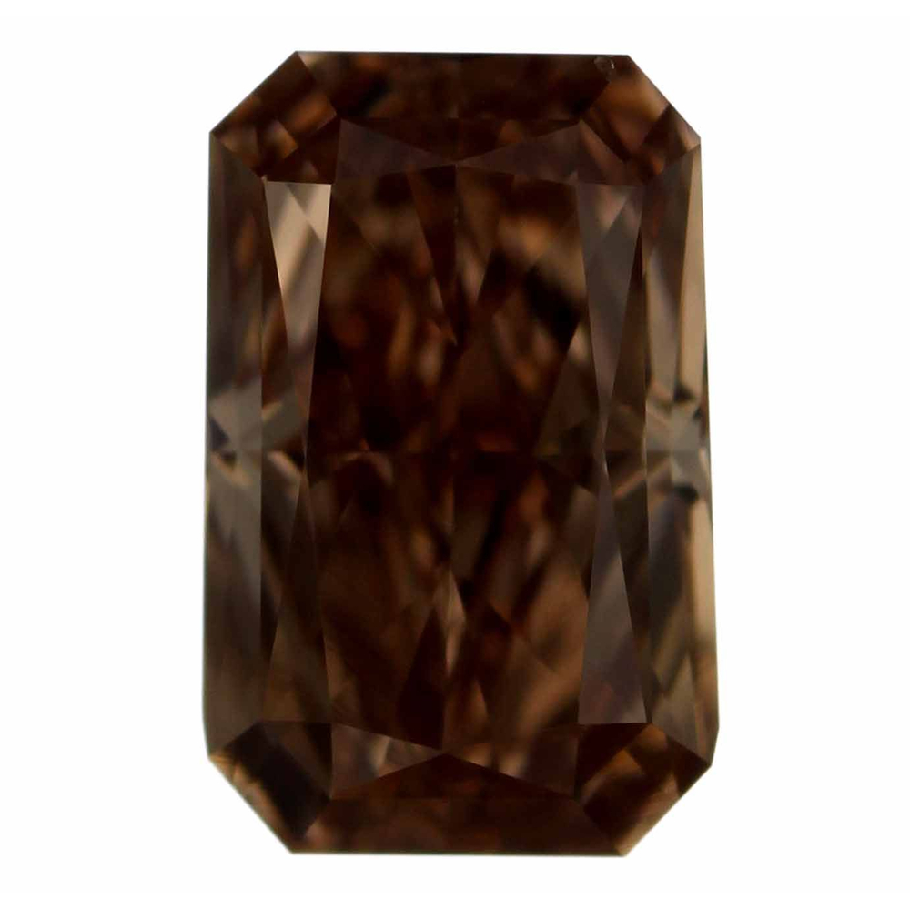 0.40 Carat Radiant Loose Diamond, Fancy Intense Yellow, VS1, Very Good, GIA Certified | Thumbnail
