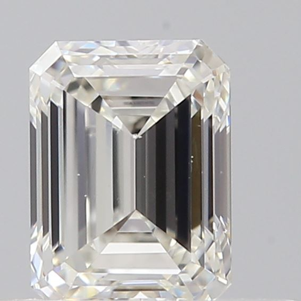 0.40 Carat Emerald Loose Diamond, H, VS2, Ideal, GIA Certified | Thumbnail
