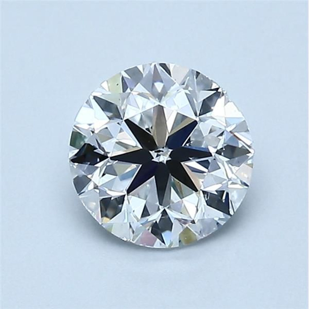 1.00 Carat Round Loose Diamond, D, SI1, Very Good, GIA Certified