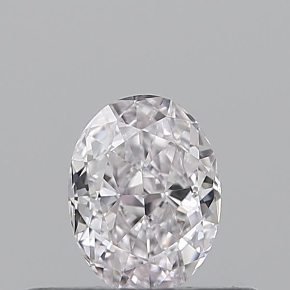 0.33 Carat Oval Loose Diamond, Very Light Pink, VVS1, Ideal, GIA Certified