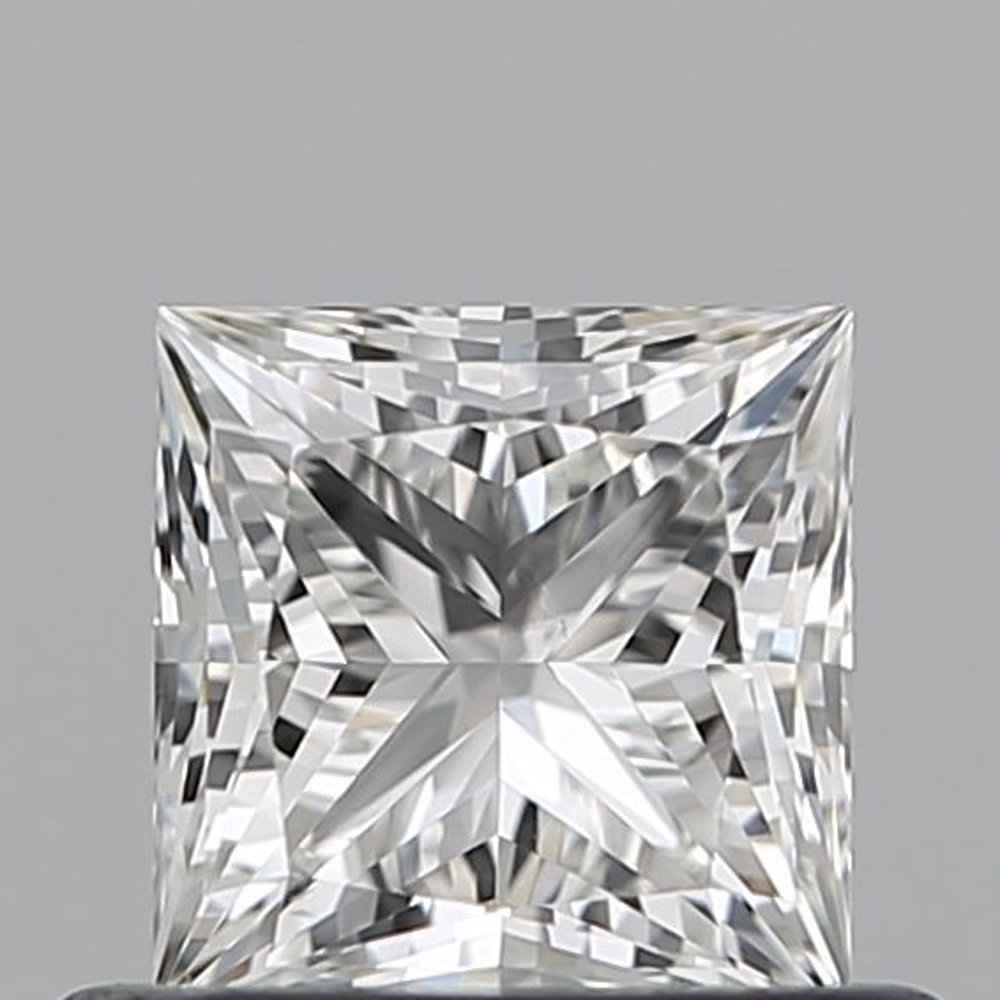 0.53 Carat Princess Loose Diamond, H, VS2, Super Ideal, GIA Certified