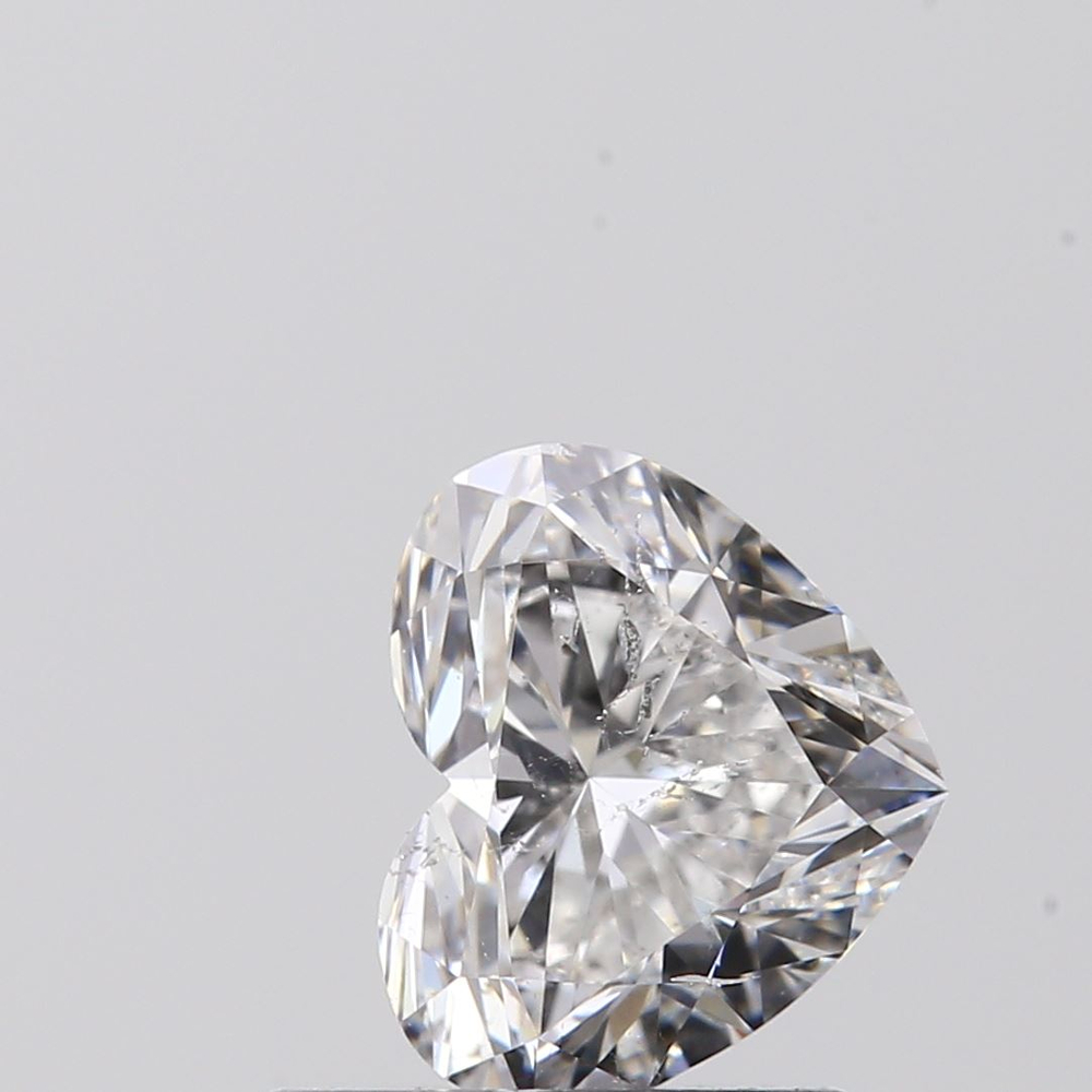 0.71 Carat Heart Loose Diamond, F, SI2, Super Ideal, GIA Certified