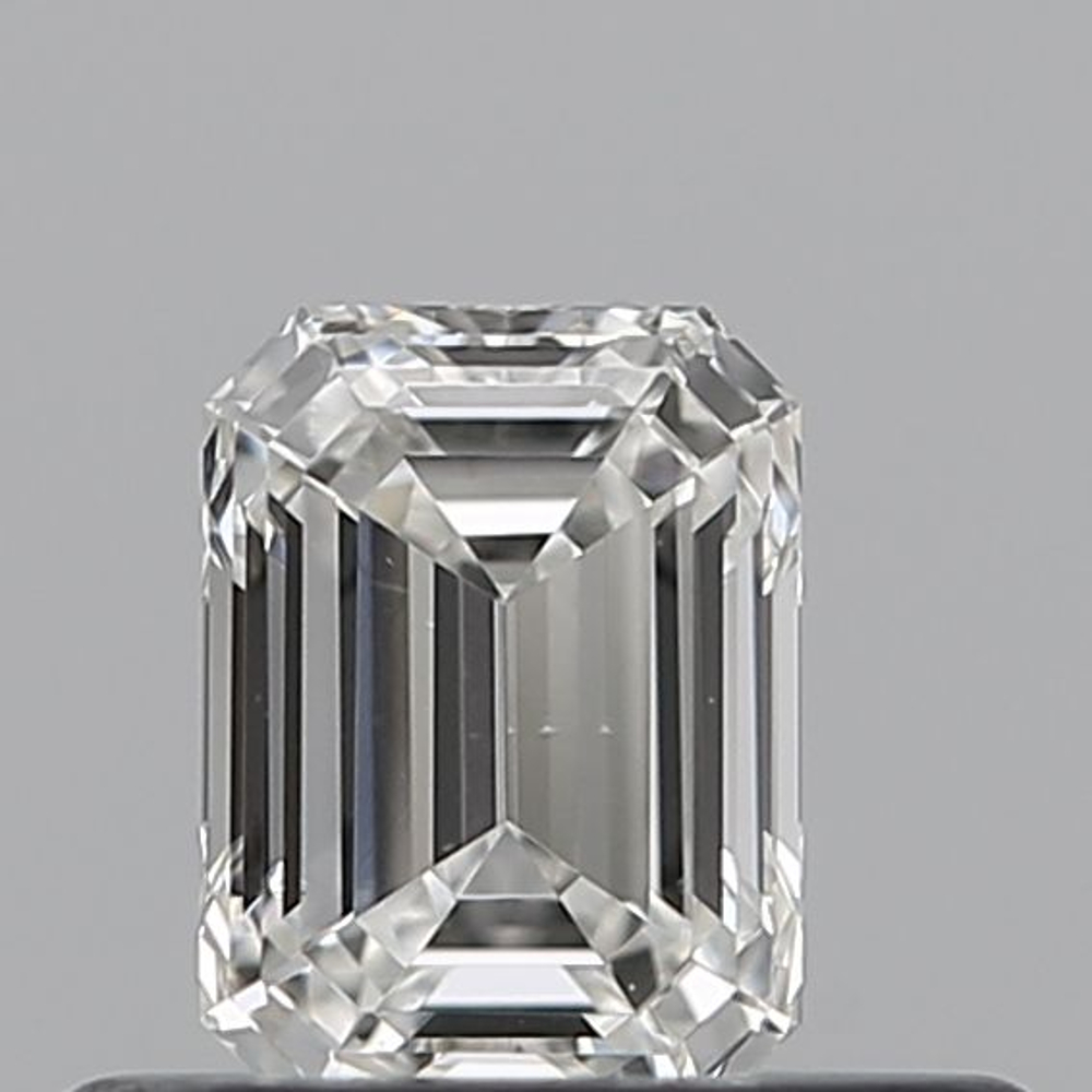 0.35 Carat Emerald Loose Diamond, H, VS1, Super Ideal, GIA Certified | Thumbnail