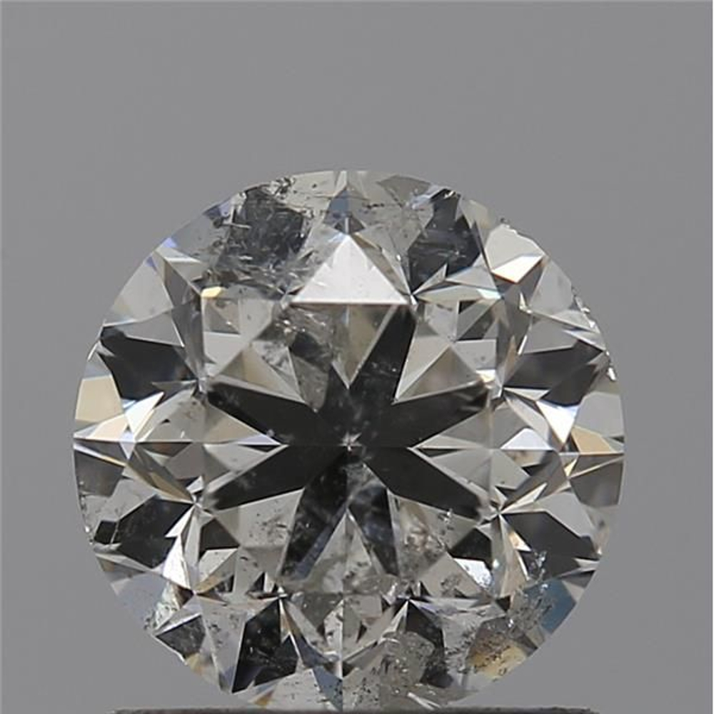 1.00 Carat Round Loose Diamond, H, I1, Very Good, GIA Certified
