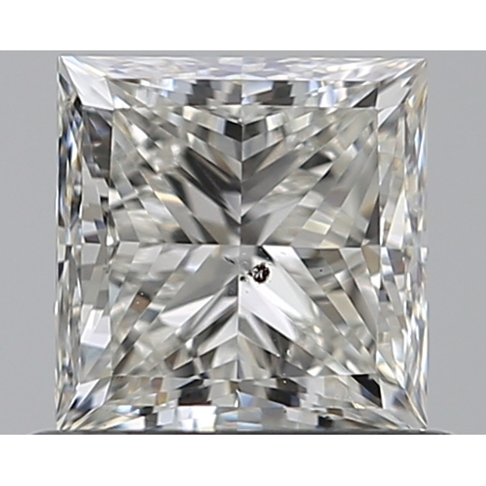 0.72 Carat Princess Loose Diamond, I, SI1, Ideal, GIA Certified | Thumbnail