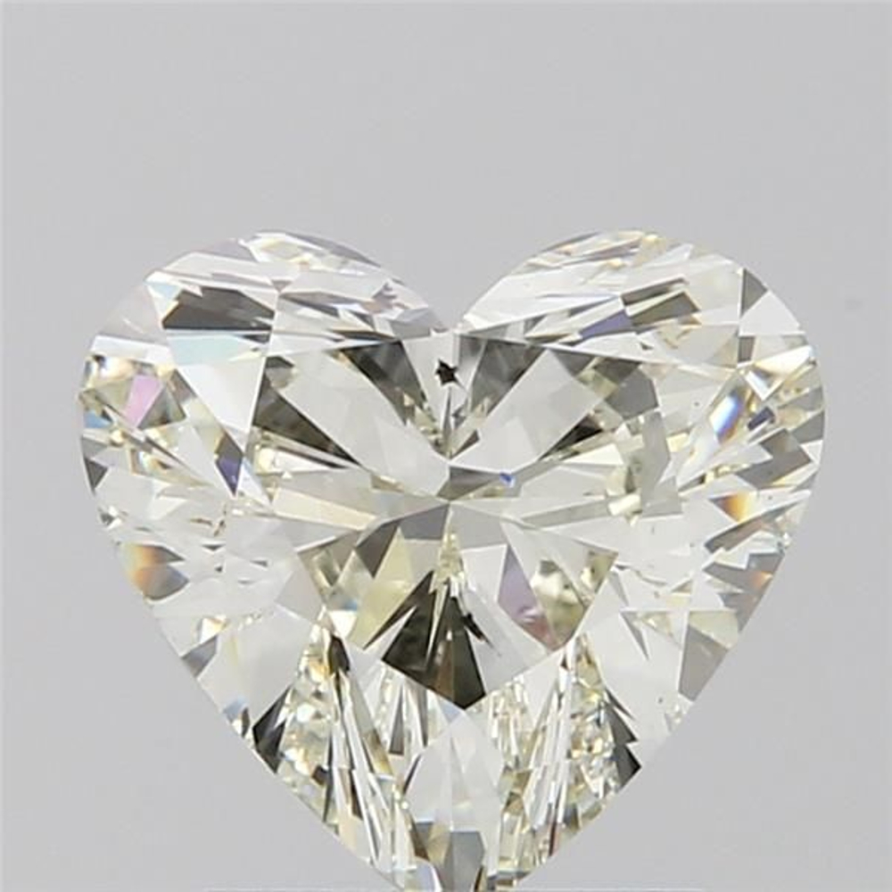 1.51 Carat Heart Loose Diamond, L, SI1, Ideal, GIA Certified | Thumbnail