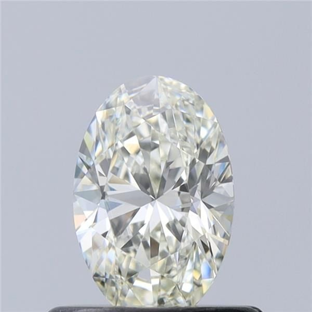0.50 Carat Oval Loose Diamond, J, VS2, Ideal, GIA Certified
