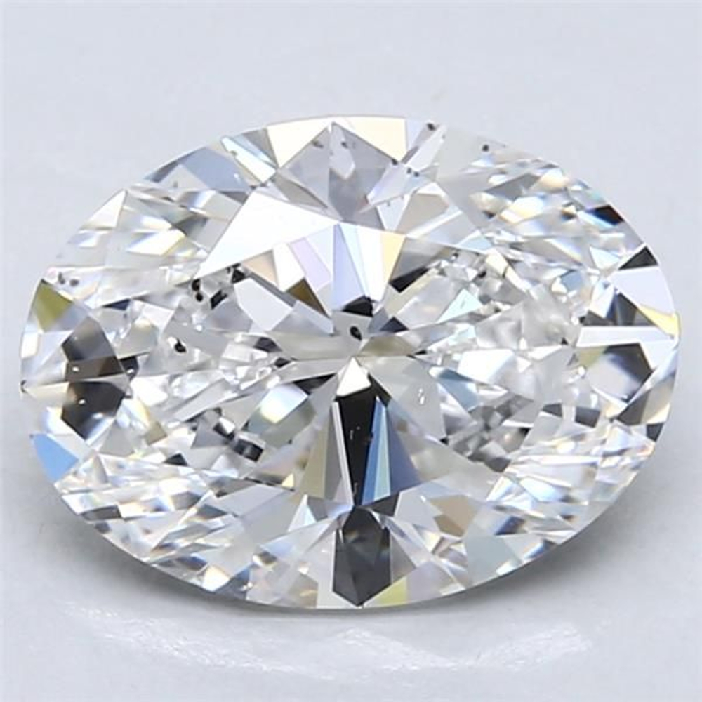 3.01 Carat Oval Loose Diamond, D, SI1, Super Ideal, GIA Certified | Thumbnail