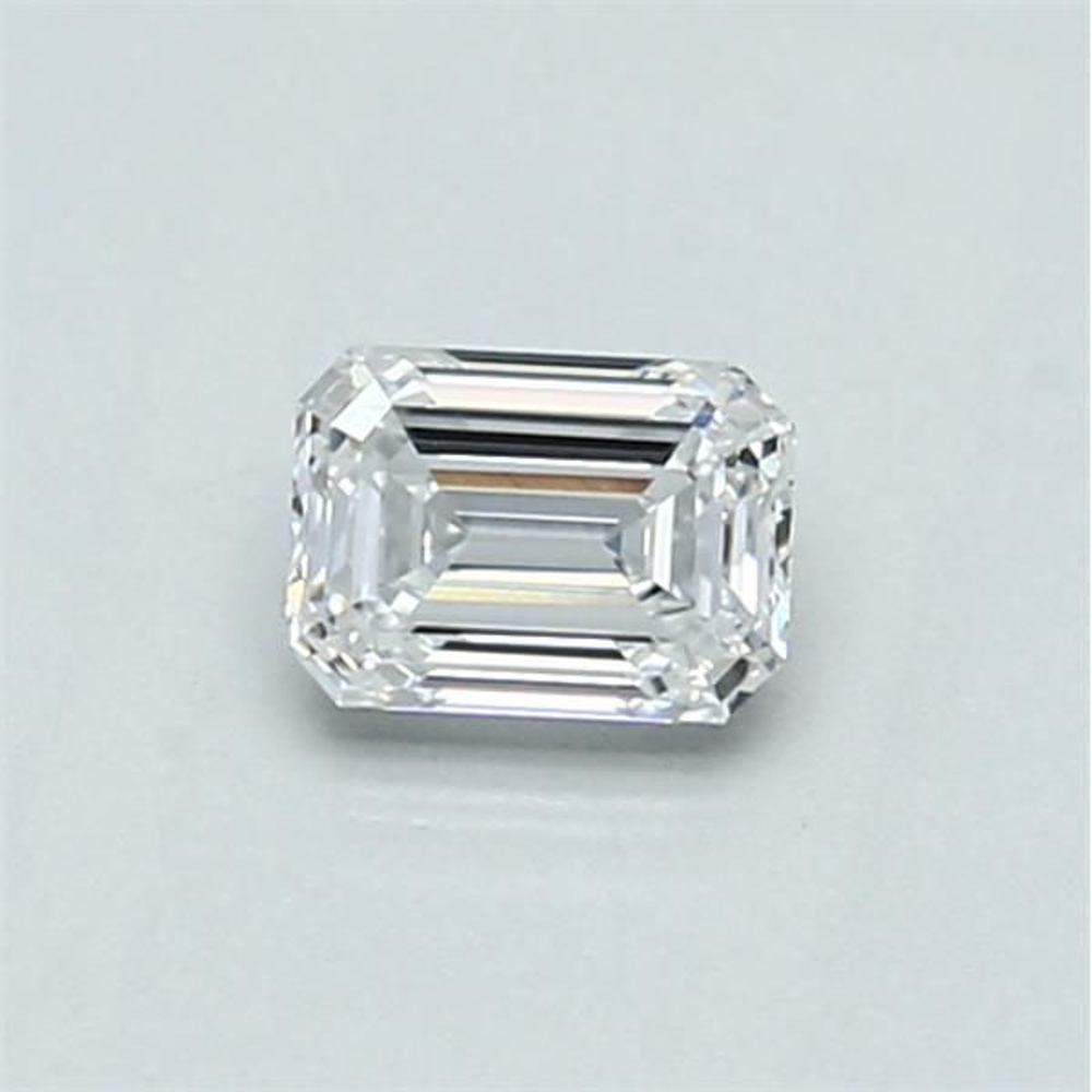 0.40 Carat Emerald Loose Diamond, D, VVS1, Excellent, GIA Certified | Thumbnail