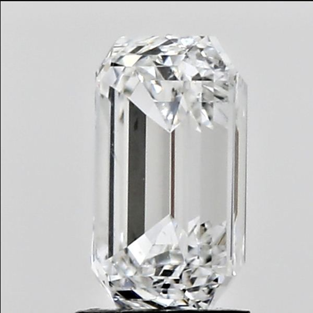 0.50 Carat Emerald Loose Diamond, E, SI2, Super Ideal, GIA Certified | Thumbnail