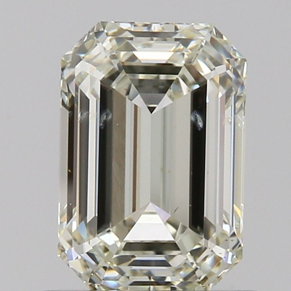 0.91 Carat Emerald Loose Diamond, K, SI2, Ideal, GIA Certified | Thumbnail
