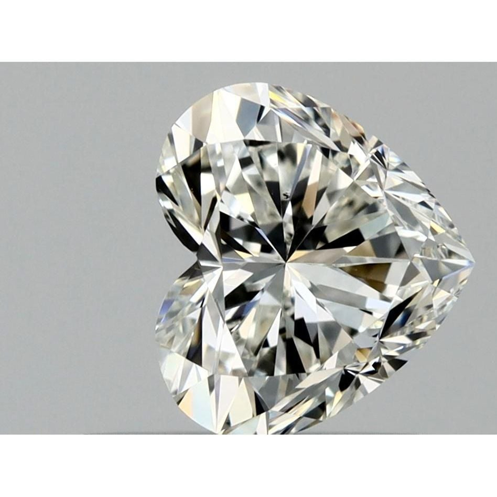 0.70 Carat Heart Loose Diamond, I, VS2, Ideal, GIA Certified