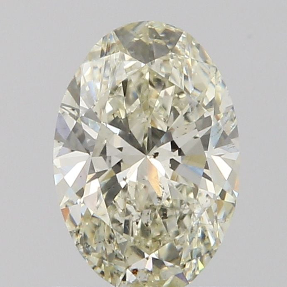 0.70 Carat Oval Loose Diamond, L, SI2, Excellent, GIA Certified