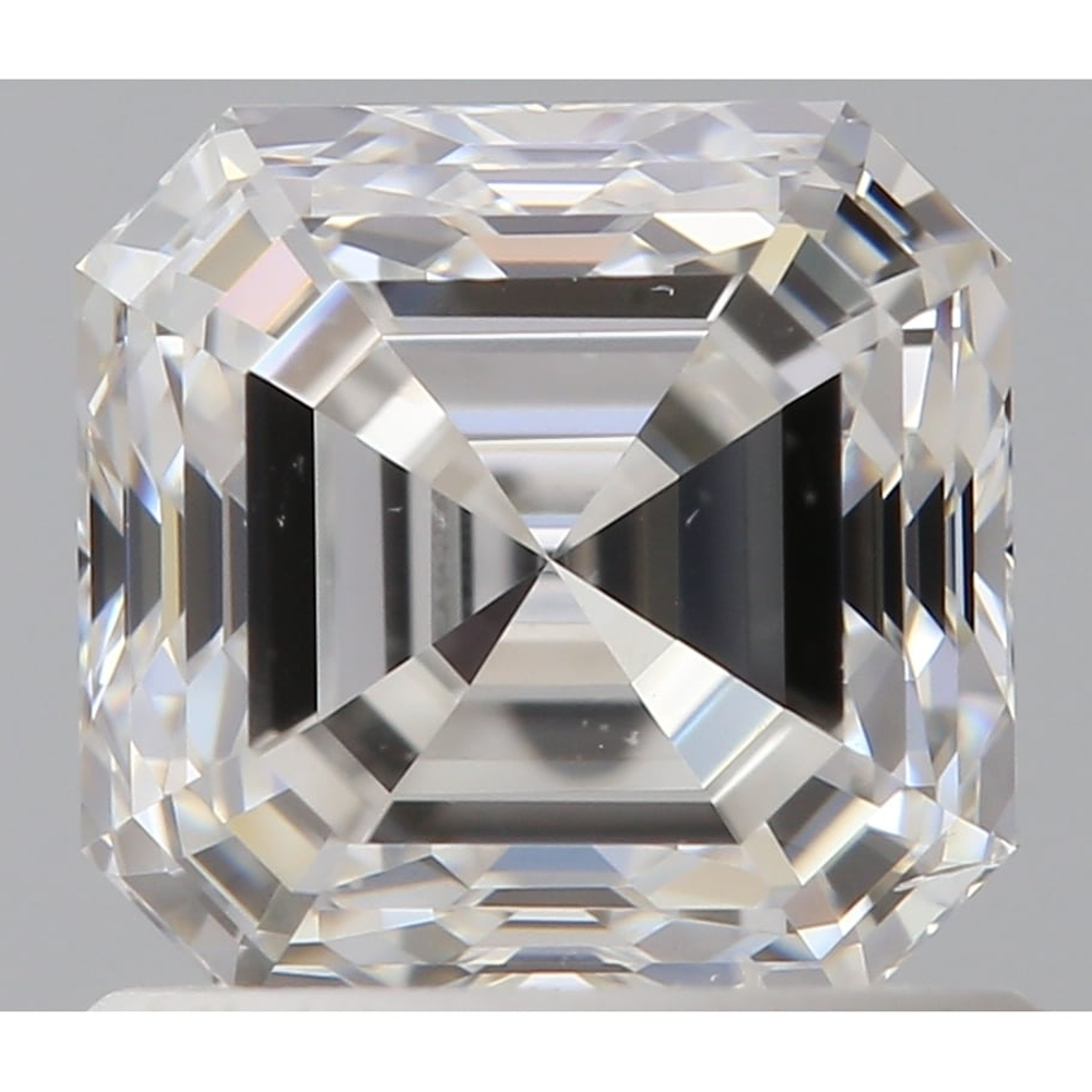 1.00 Carat Asscher Loose Diamond, F, SI1, Ideal, GIA Certified