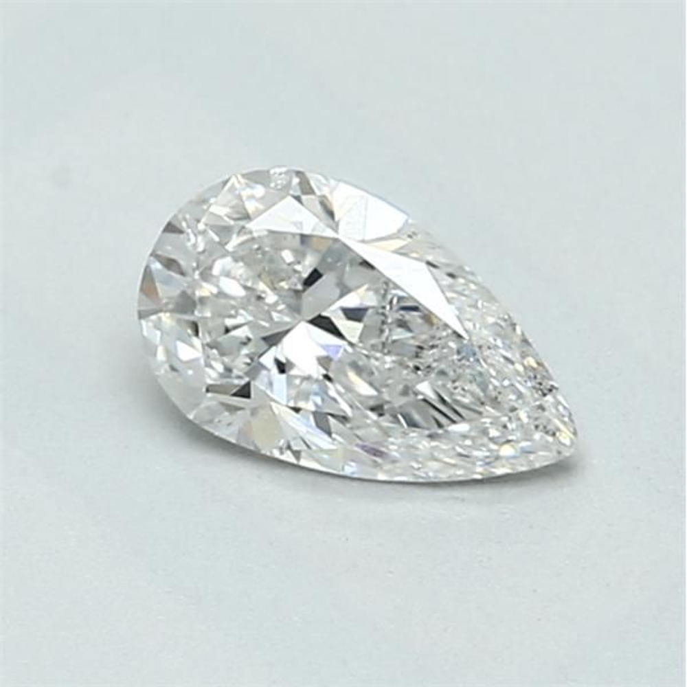 0.52 Carat Pear Loose Diamond, E, SI2, Ideal, GIA Certified
