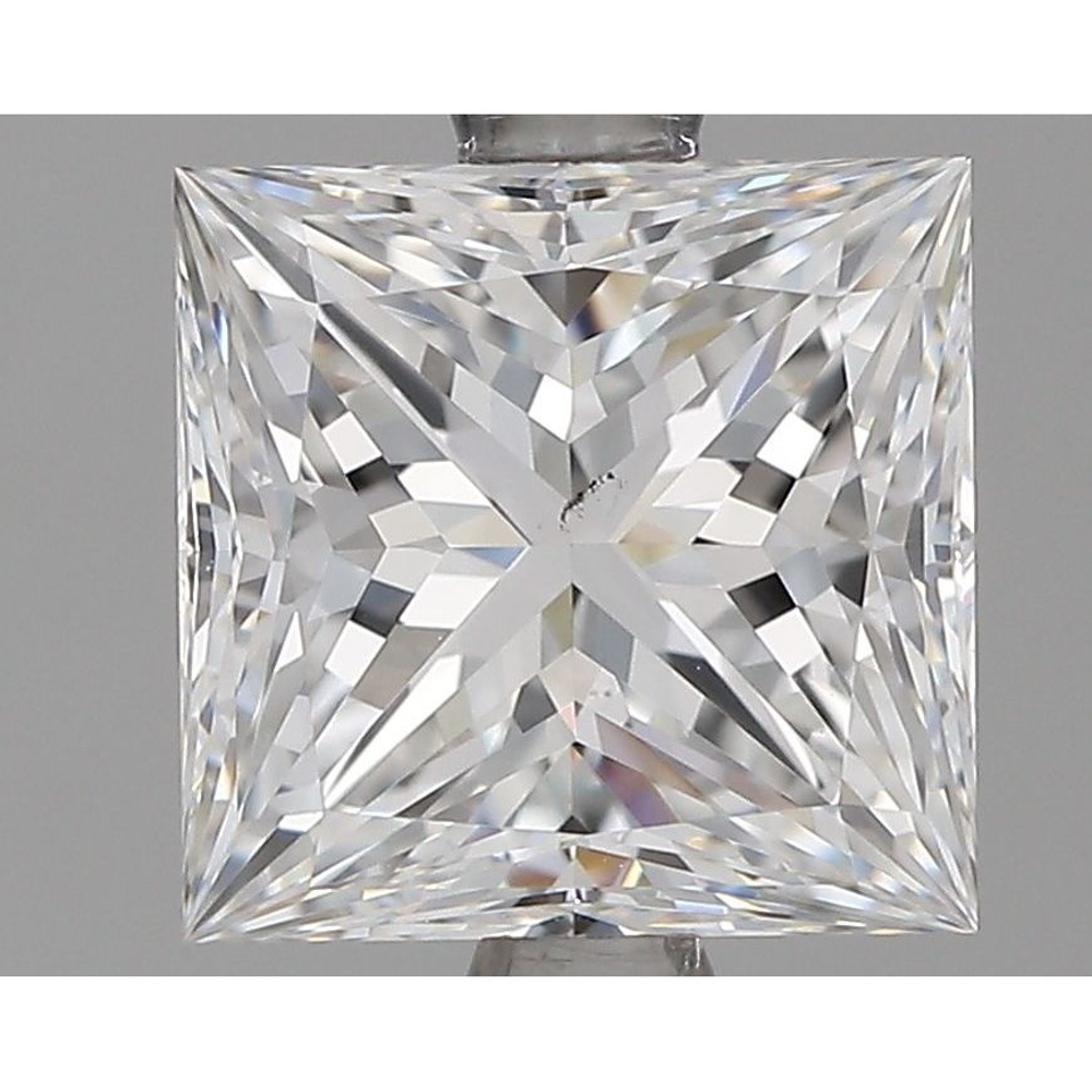 2.01 Carat Princess Loose Diamond, E, VS2, Super Ideal, GIA Certified
