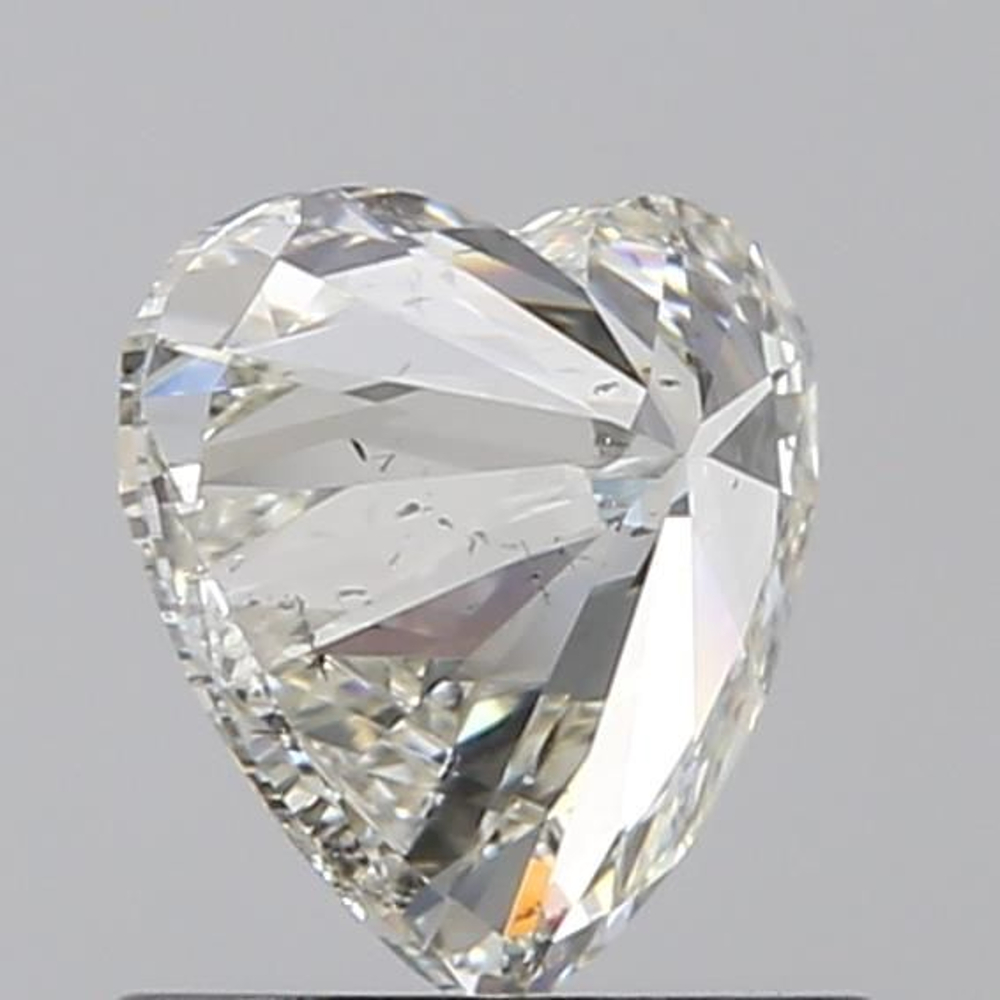 0.76 Carat Heart Loose Diamond, J, SI1, Super Ideal, GIA Certified | Thumbnail
