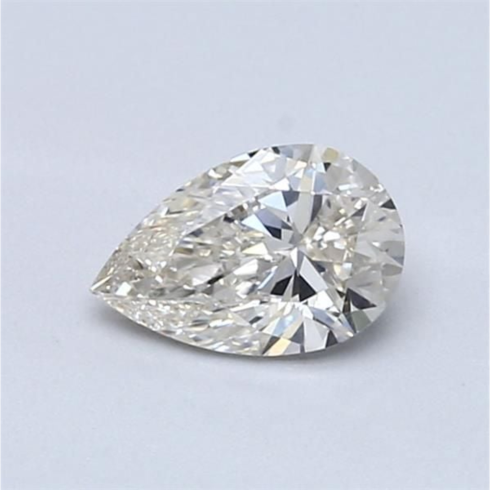0.51 Carat Pear Loose Diamond, K Faint Brown, VVS1, Excellent, GIA Certified | Thumbnail