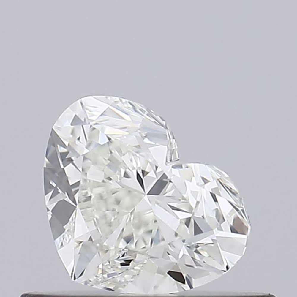 0.41 Carat Heart Loose Diamond, H, VVS1, Super Ideal, GIA Certified