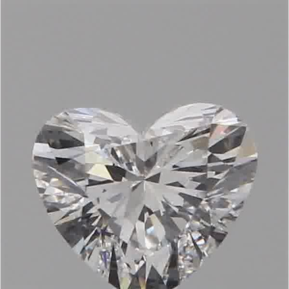 0.42 Carat Heart Loose Diamond, D, VS1, Ideal, GIA Certified | Thumbnail