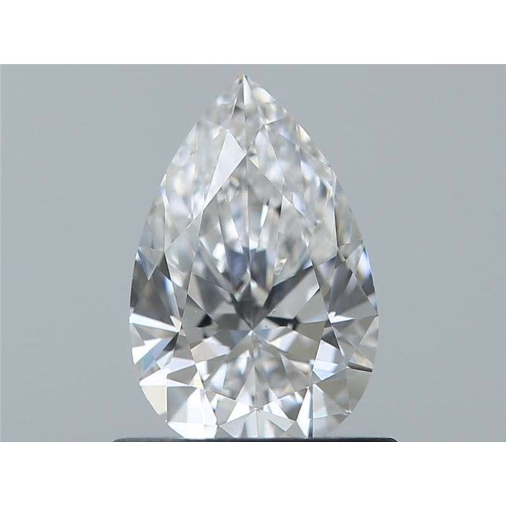0.60 Carat Pear Loose Diamond, D, VS2, Super Ideal, GIA Certified