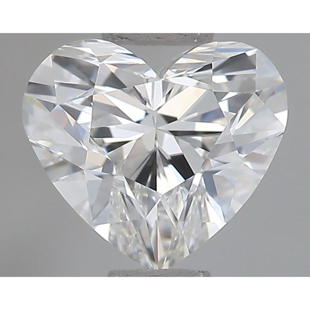 0.70 Carat Heart Loose Diamond, F, VVS1, Ideal, GIA Certified | Thumbnail