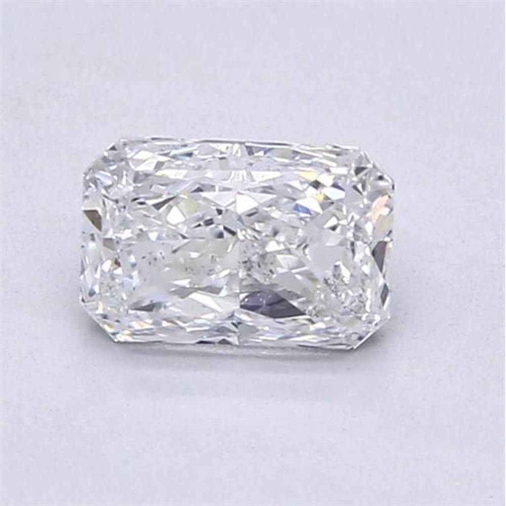 0.81 Carat Radiant Loose Diamond, E, SI2, Excellent, GIA Certified