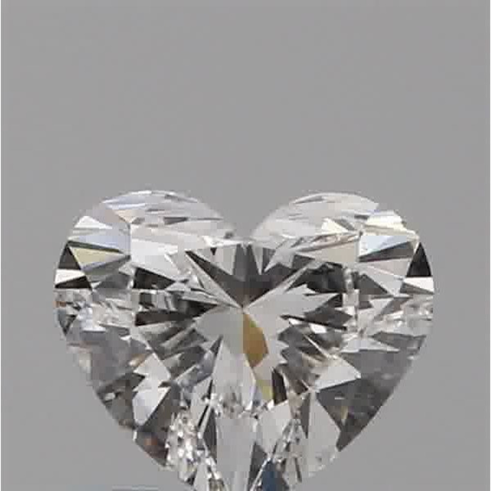 0.40 Carat Heart Loose Diamond, F, VS2, Super Ideal, GIA Certified | Thumbnail