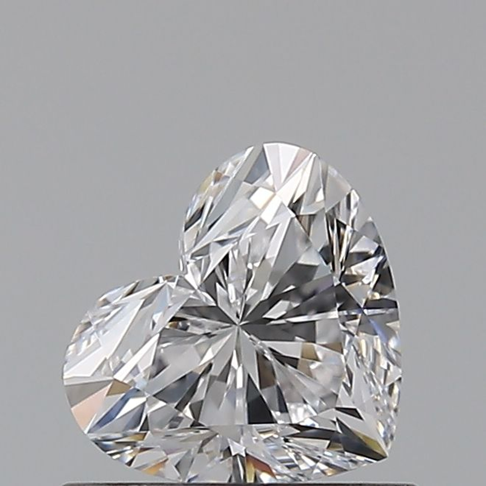 0.53 Carat Heart Loose Diamond, D, IF, Ideal, GIA Certified