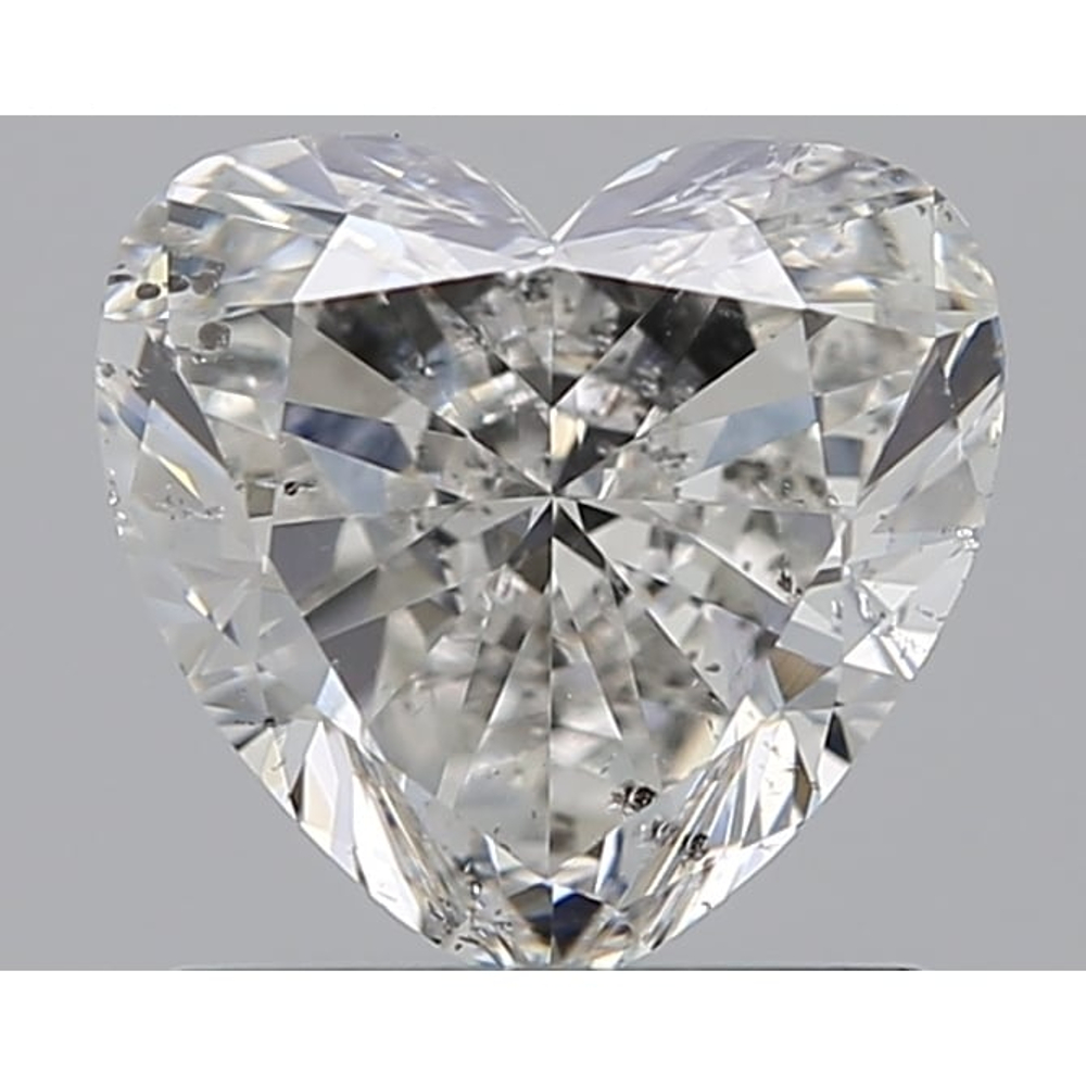 0.96 Carat Heart Loose Diamond, H, SI2, Ideal, GIA Certified