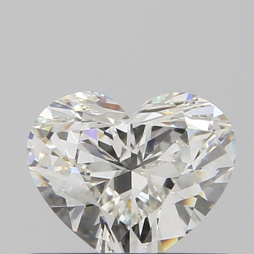 0.52 Carat Heart Loose Diamond, H, VVS2, Ideal, GIA Certified