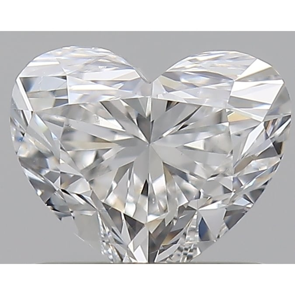 0.70 Carat Heart Loose Diamond, F, VS2, Ideal, GIA Certified