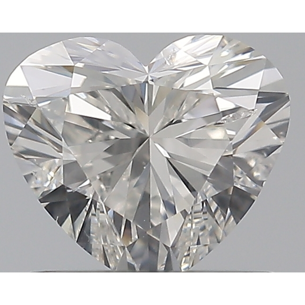 0.70 Carat Heart Loose Diamond, H, SI2, Ideal, GIA Certified