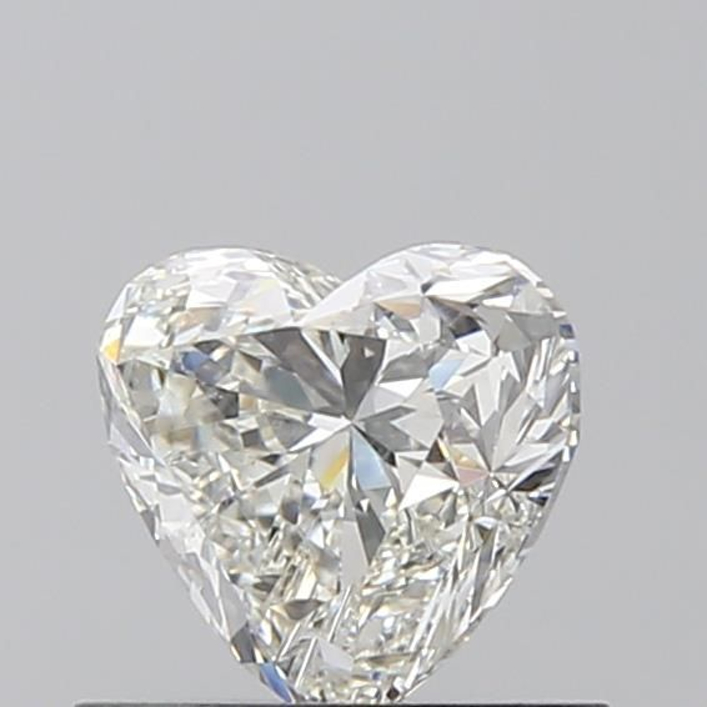 0.70 Carat Heart Loose Diamond, J, SI2, Ideal, GIA Certified
